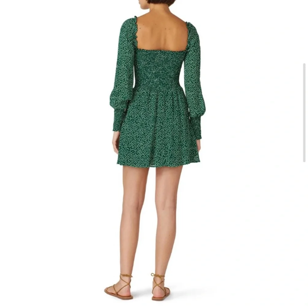 Reformation Green Mini Dress - Picture 2 of 9